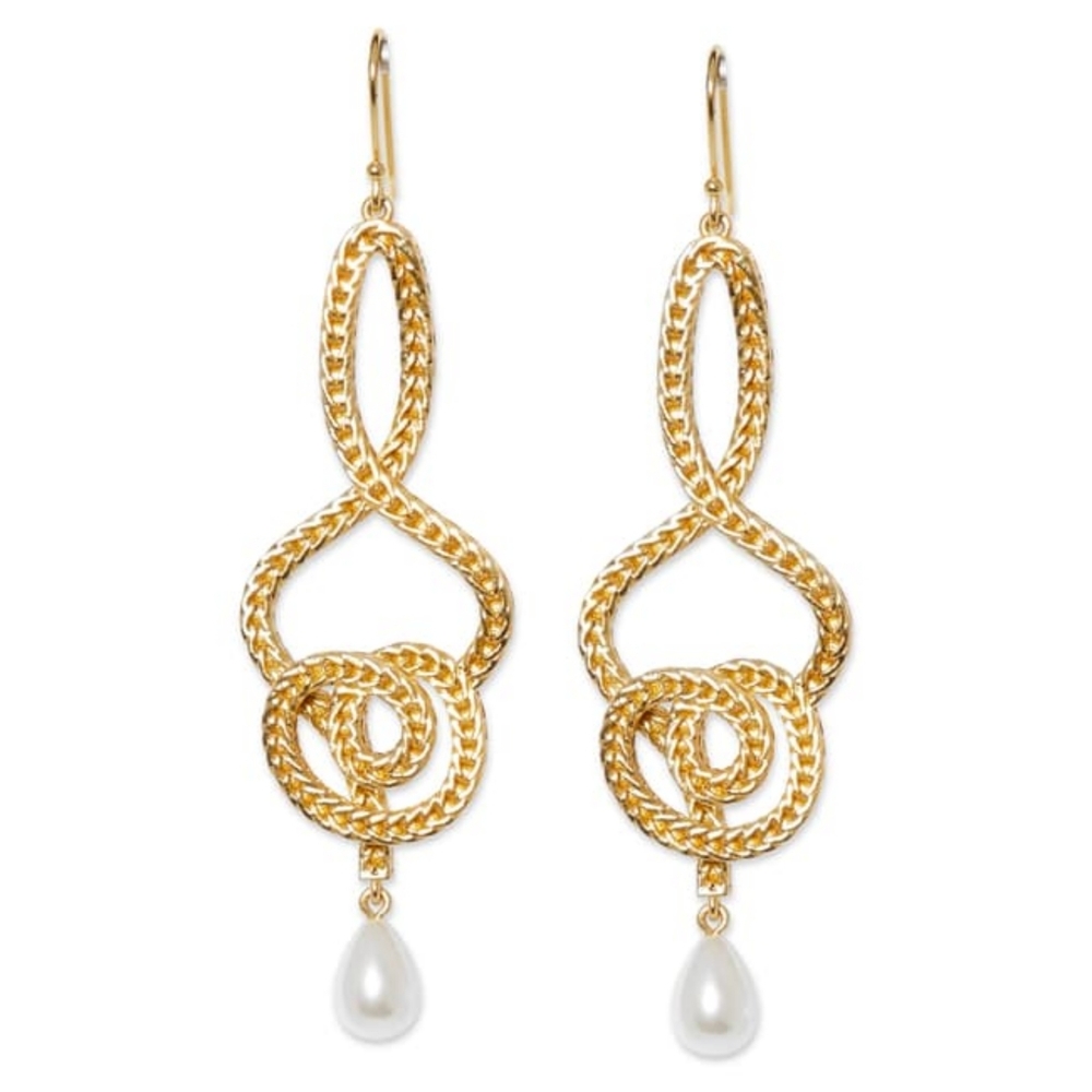 NWOT Sole Society Faux Pearl Drop Earrings